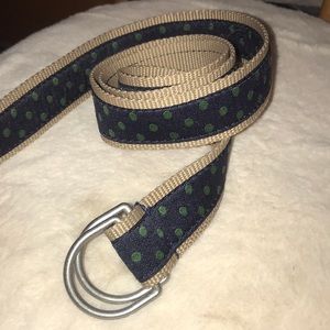 LL Bean Polka dot belt